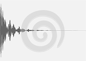 Single, isolated beacon or buoy beep or blip tracking signal