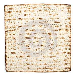 Single isolated Matza