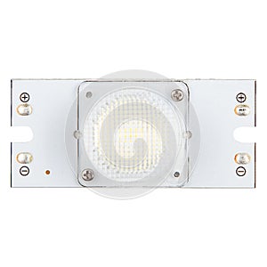 Single LED module bar isolated