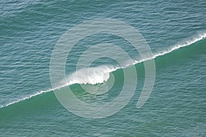 A single line of surf