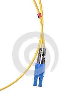 Single mode patch cord LC with blue SC double connector