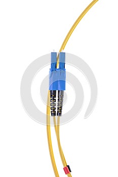 Single mode patch cord LC with blue SC double connector