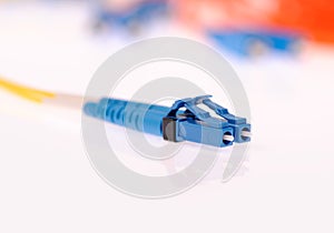 Single mode patch cord LC with blue SC double connector