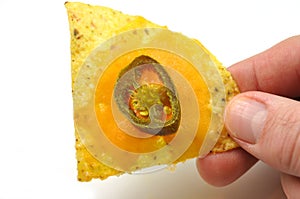 Single nacho photo