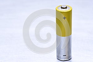 Single Old Alkaline Battery