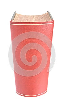 Single old leather bound book