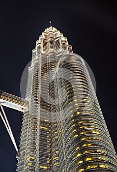 Single Petronas Tower Kuala Lumpur