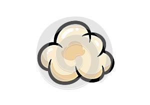 Popcorn piece clipart