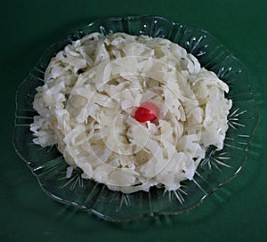 Honduras traditional food coconout candy photo