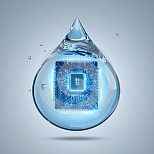 Smart Water Technology with Digital CPU Chip