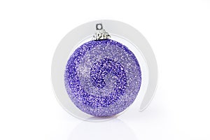 Single purple ornament sphere