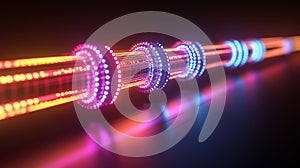 Single Qubit with Double Streams | Superdense Coding in Futuristic Neon Channel