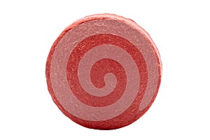 single red and round tablet
