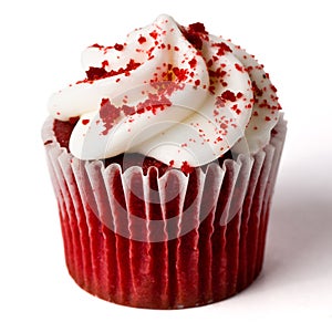 Single Red Velvet Cupcake