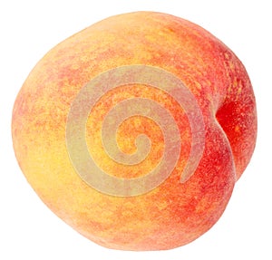 Single a red-yellow peach