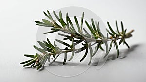 single rosemaryherb in a white ai generated