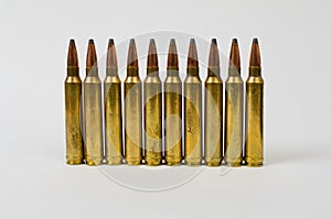 Single Row of Bullets