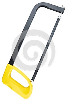 Single saw isolated on a white background