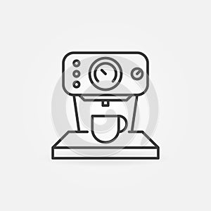 Single Serve Coffee Maker Machine linear vector icon