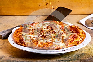 Single Serving Supreme Pizza