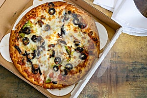 Single Serving Veggie Pizza