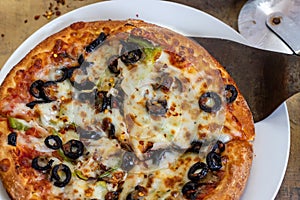 Single Serving Veggie Pizza