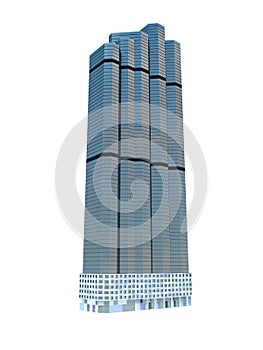 Single skyscraper