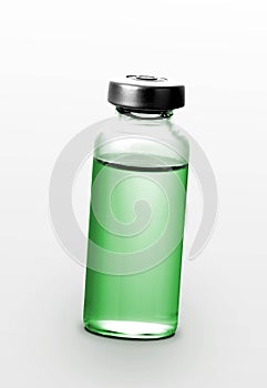 Single small bottle with drug isolated