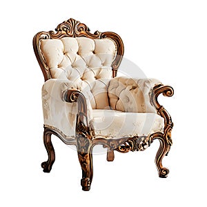 A single Sofa chair alone epitomizes simplicity and functionality in a highresolution image