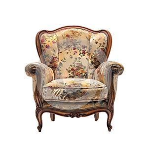 A single Sofa chair alone epitomizes simplicity and functionality in a highresolution image