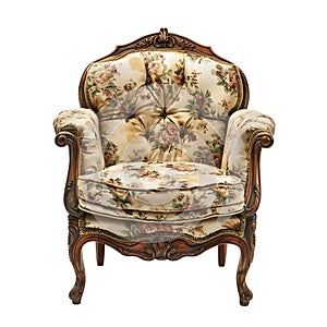 A single Sofa chair alone epitomizes simplicity and functionality in a highresolution image