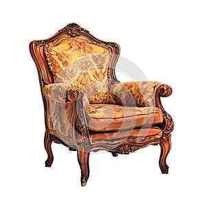 A single Sofa chair alone epitomizes simplicity and functionality in a highresolution image