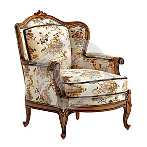 A single Sofa chair alone epitomizes simplicity and functionality in a highresolution image