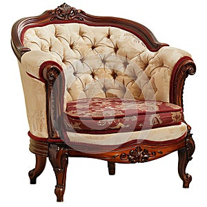 A single Sofa chair alone epitomizes simplicity and functionality in a highresolution image