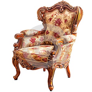 A single Sofa chair alone epitomizes simplicity and functionality in a highresolution image