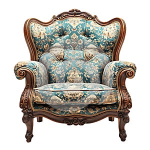 A single Sofa chair alone epitomizes simplicity and functionality in a highresolution image