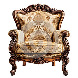 A single Sofa chair alone epitomizes simplicity and functionality in a highresolution image