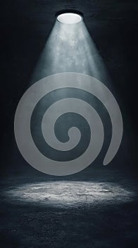 A Single Spot of Light in a Dark Room