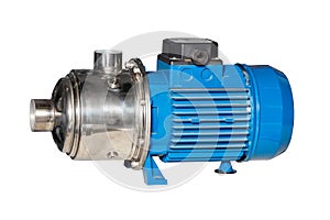 Single stage water pump for generating high water pressure in domestic and industrial applications
