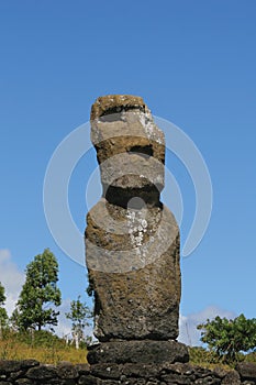 Single statue of Ahu Akivi, Ea photo