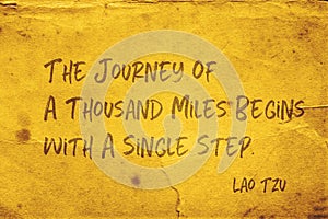 Single step Lao Tzu