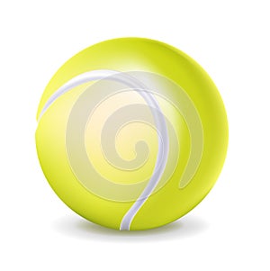 Single tennis ball