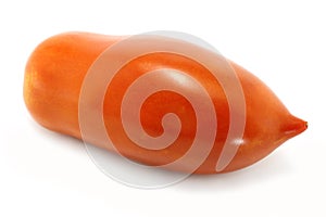 Single tomato close-up