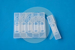 Single use artificial tear lubricant eye drops containers, tubes,