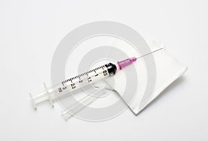Single-use disposable syringes