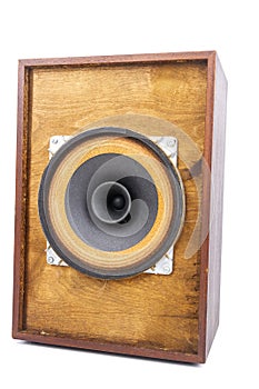 Single vintage speaker with full range driver