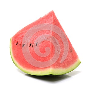 Single watermelon triangular slice