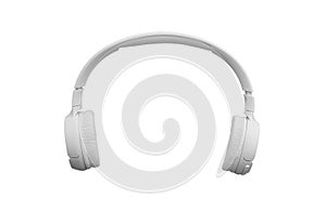 Single white bluetooth wireless headphones