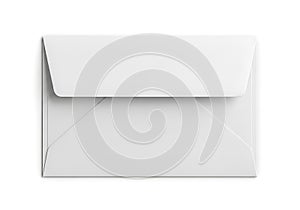 Single white envelope