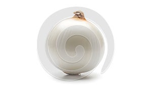 A white onion on a white background (ai generated)